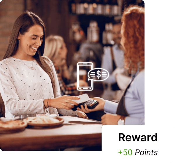 Generate more points by spending more